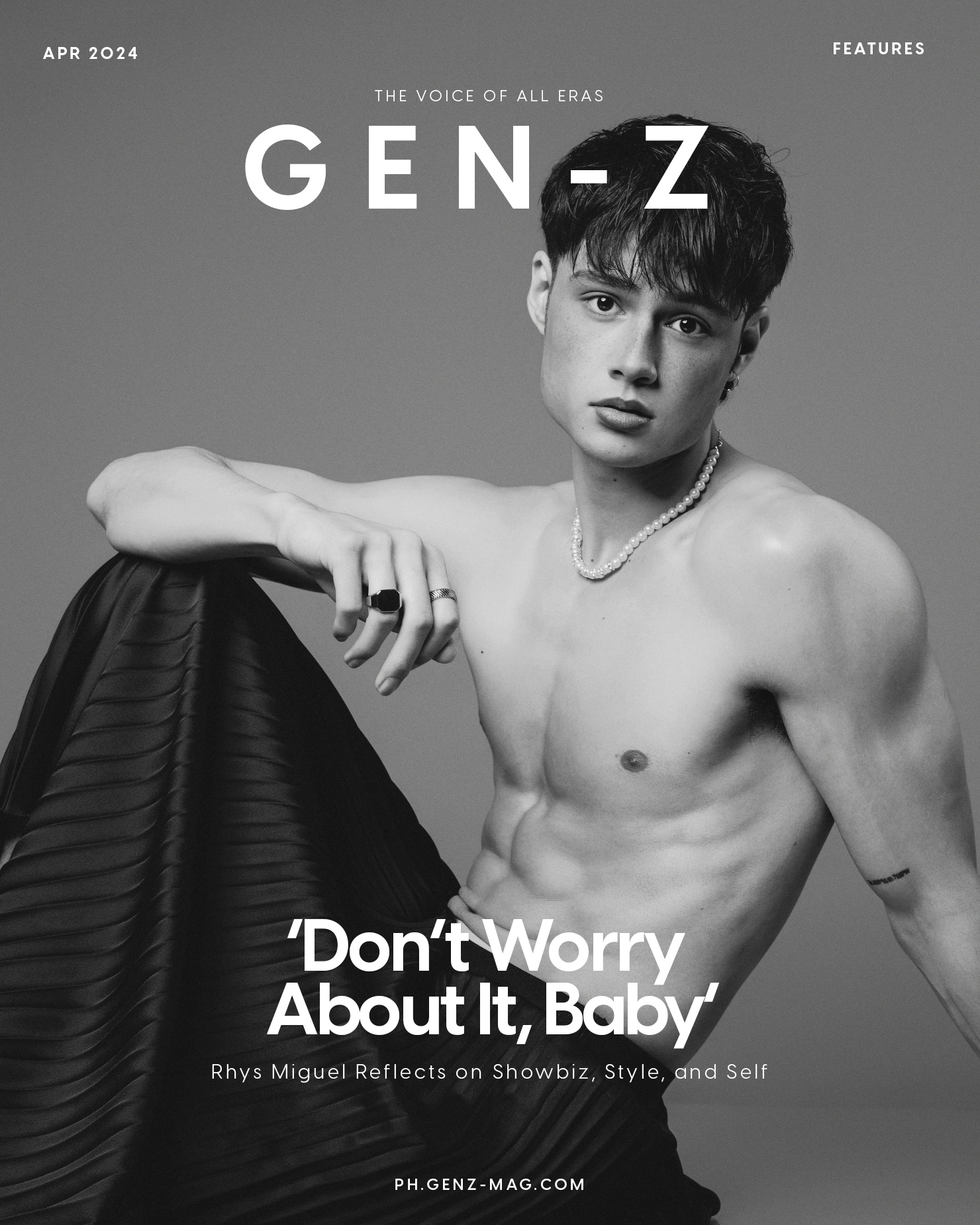 Gen-Z Features Rhys Miguel | Photographed by @em.baun
