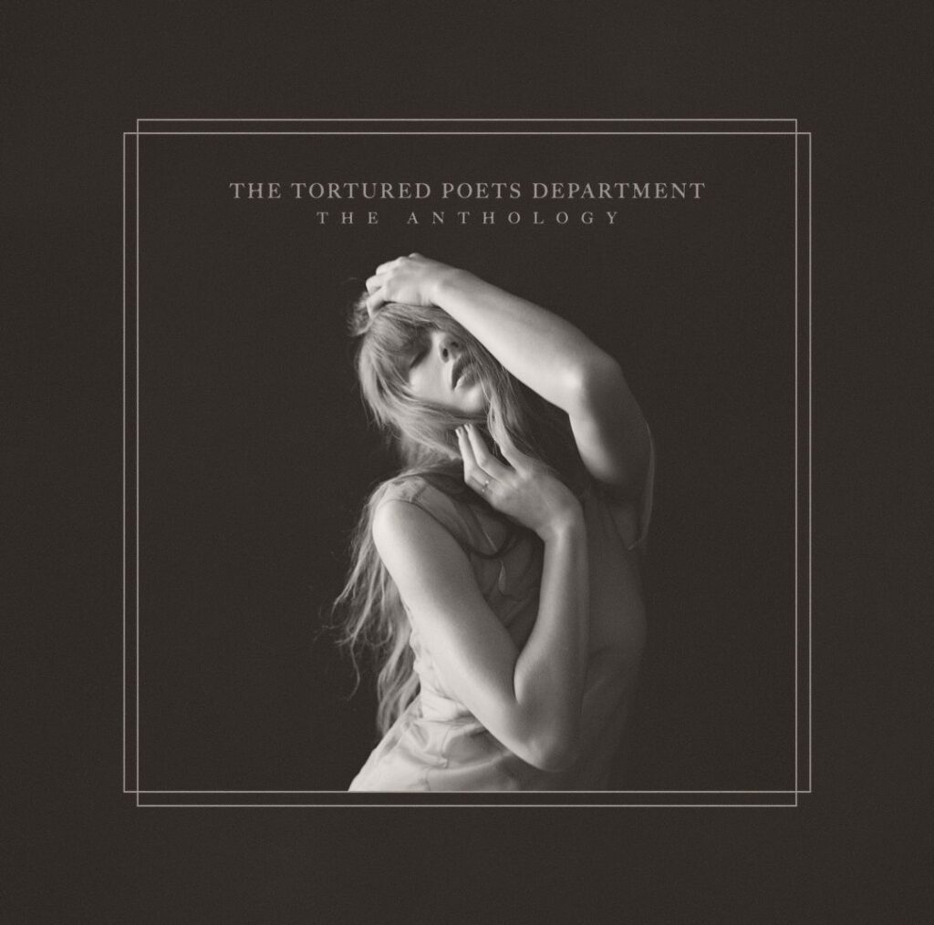 Taylor Swift's 'The Tortured Poets Department' black poster