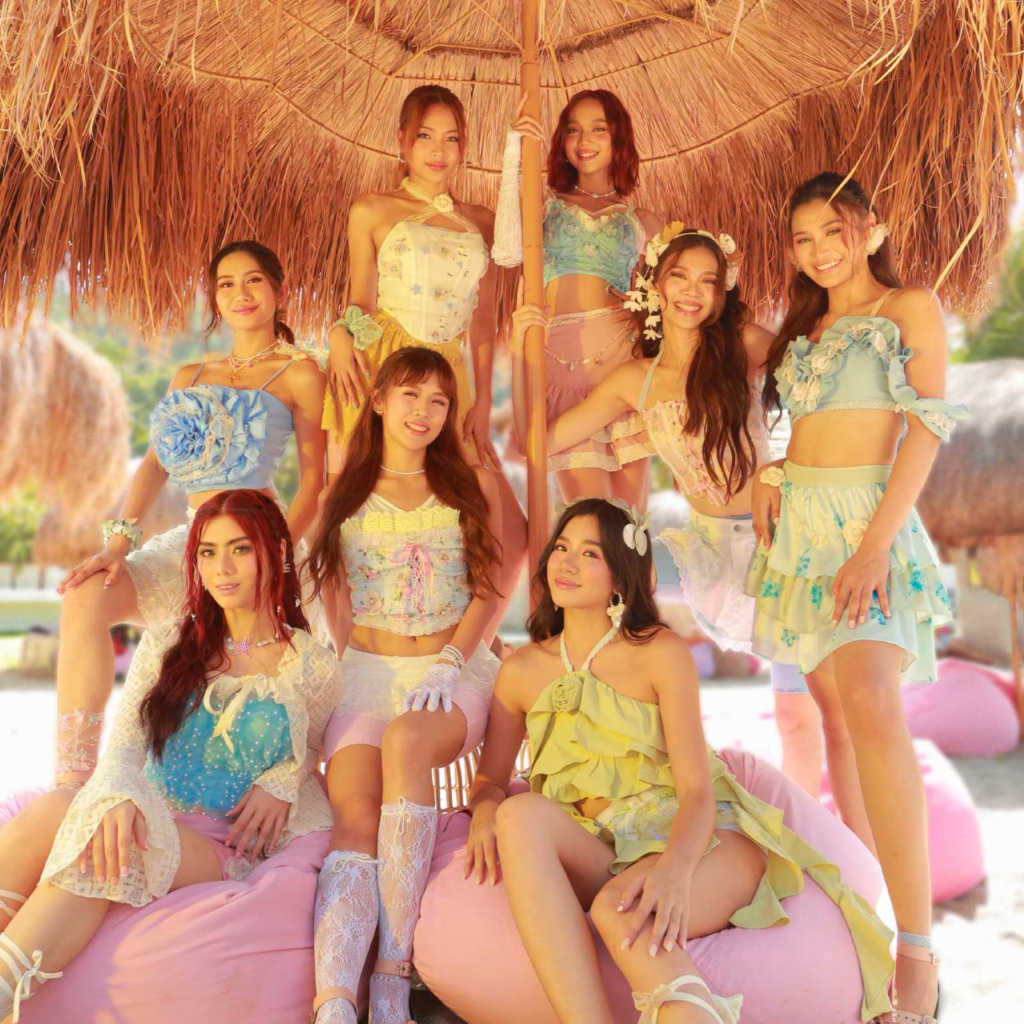bini p pop girl group pantropiko album cover