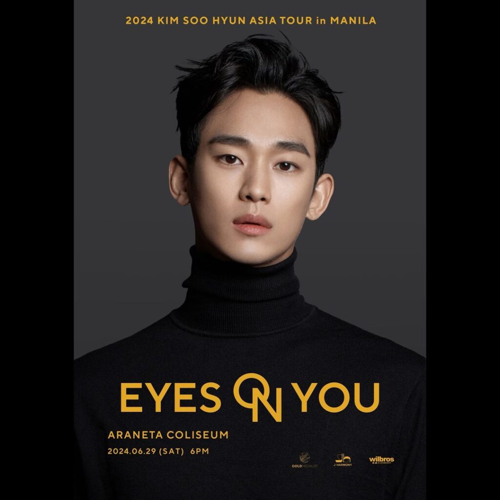 Kim Soo-Hyun’s EYES ON YOU Fan Meet poster