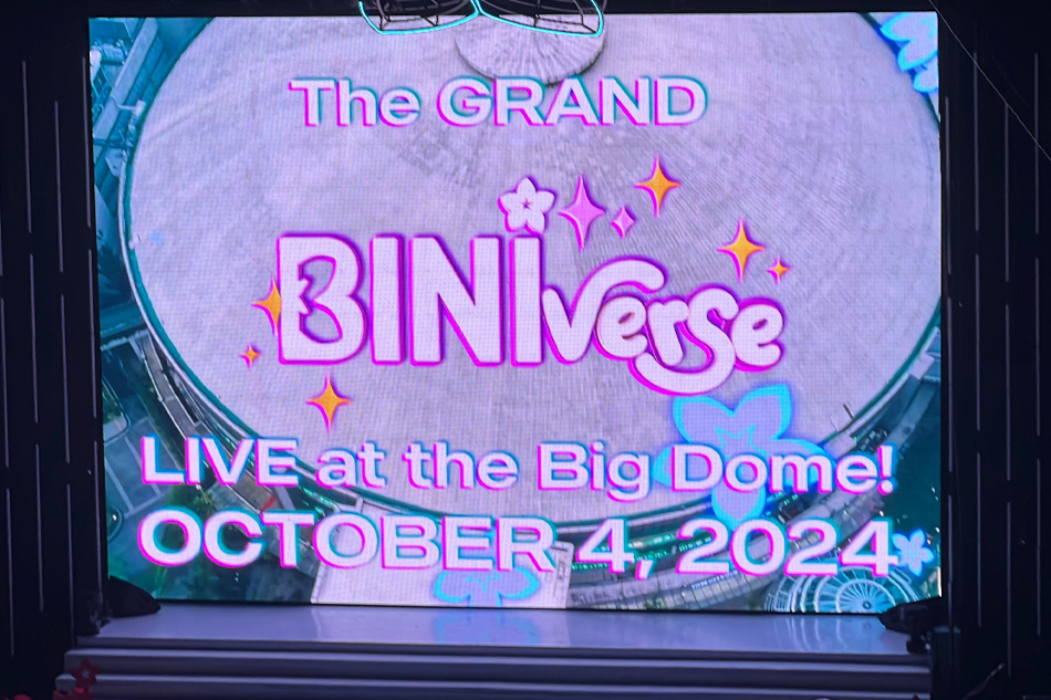 Grand BINIverse Concert announcement