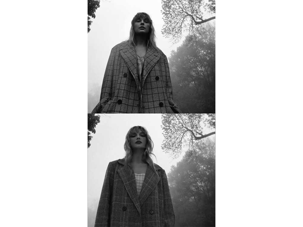 Rhian Ramos as Taylor Swift folklore album cover