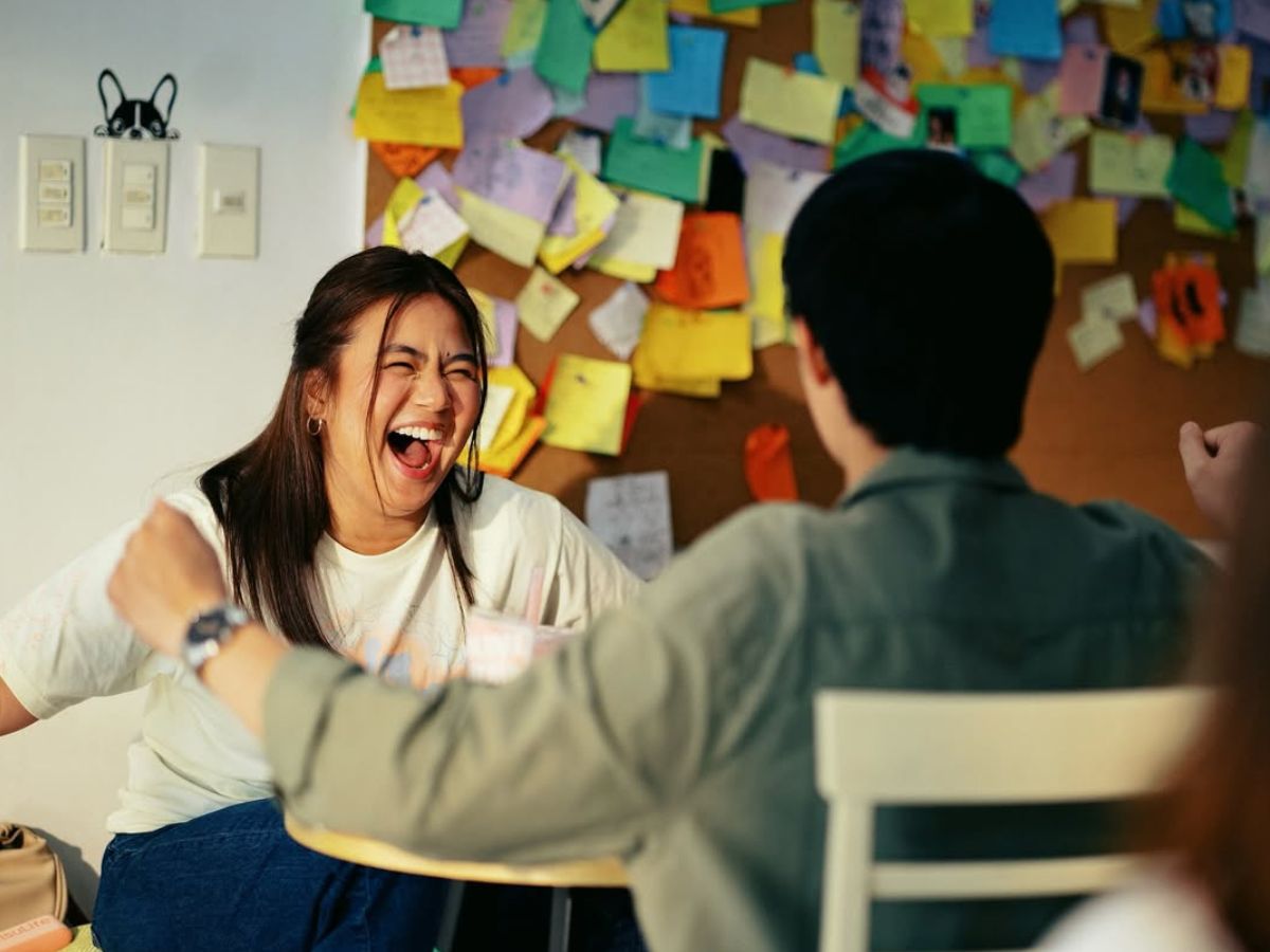 Miles and Elijah at ‘Ano Ba Talaga Tayo?’ The Juans music video