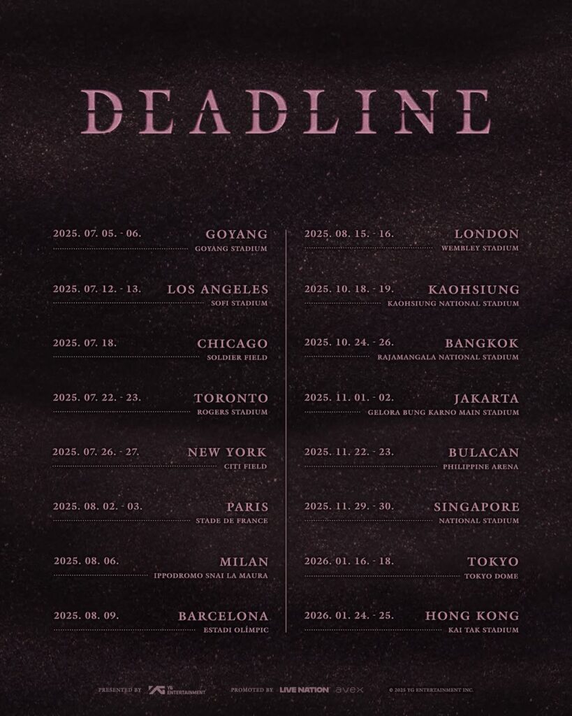 Blackpink tour