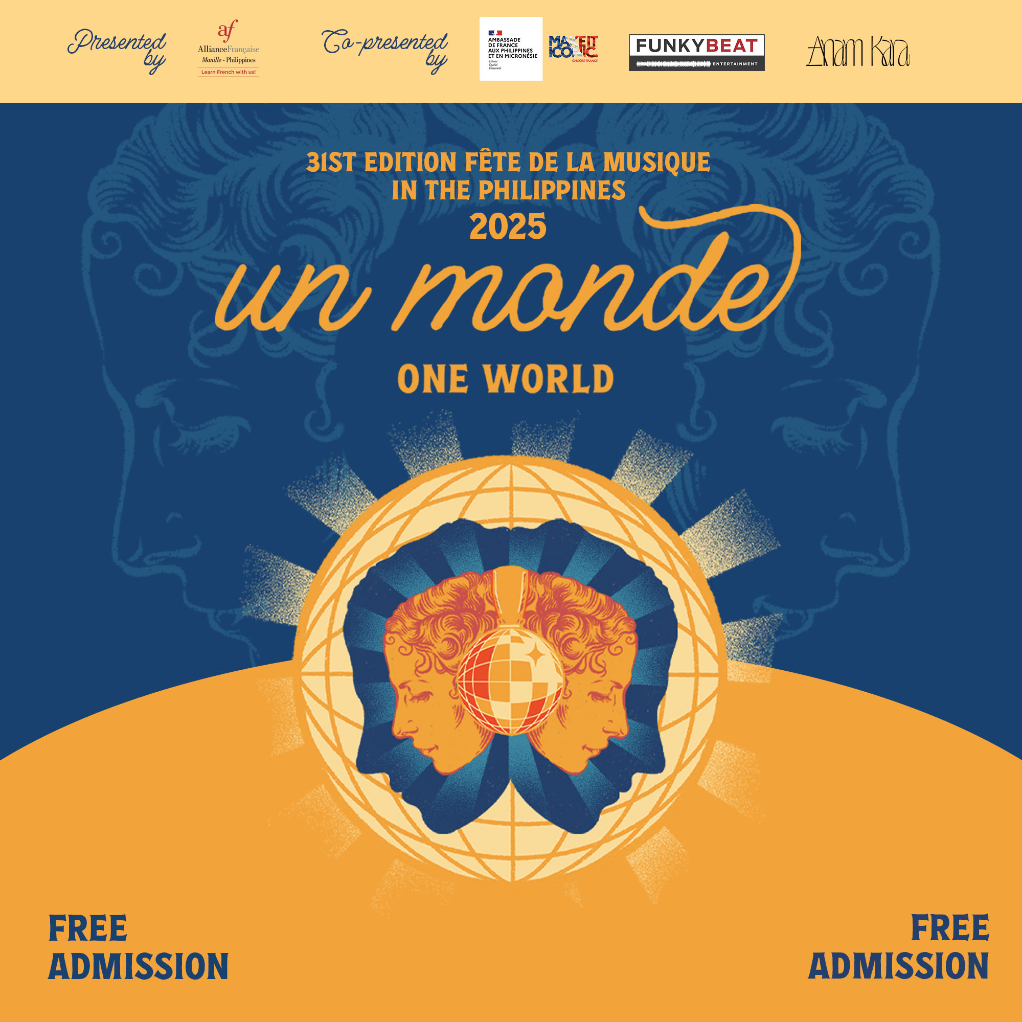 Experience Fête de la Musique Philippines 2025 on June 21 at Ayala Triangle Gardens, Makati. Enjoy free sets from Ely Buendia, Armi Millare, James Reid, Ito Kashitaro, Emile Londonien, and more.