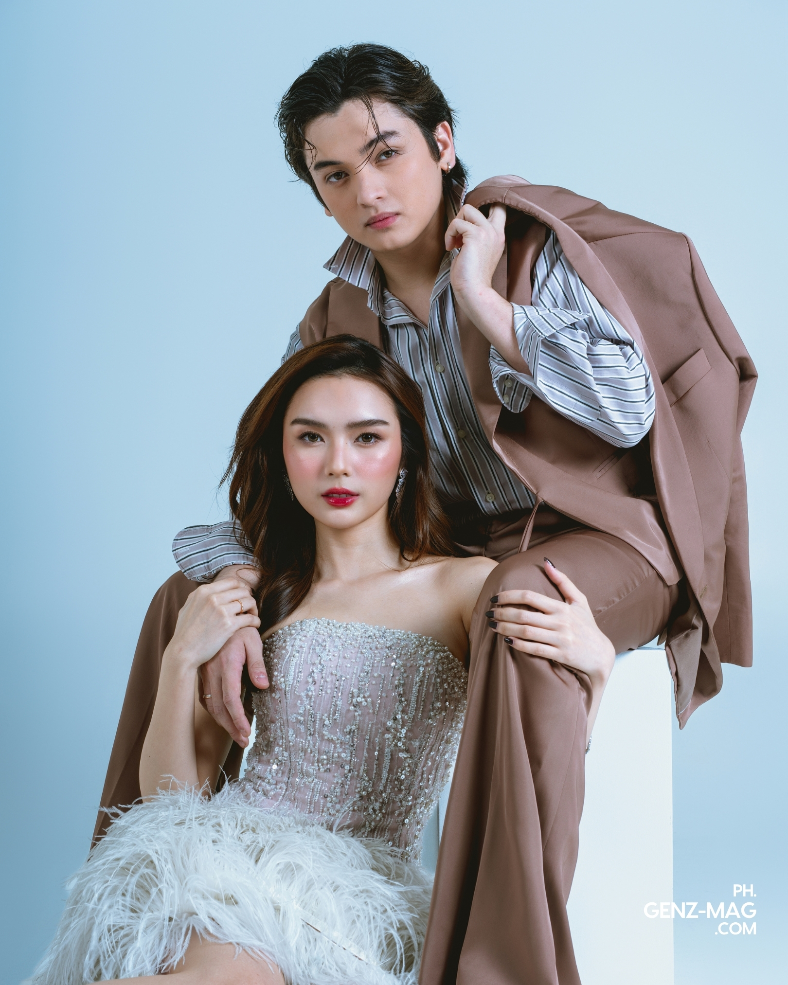 Francine Diaz and Seth Fedelin : The Next Chapter | Genz Magazine There are many versions of us throughout our lives. The teenager you once were isn't the same person you are in your twenties. The beliefs you swore by when you were younger? The ideas you once firmly held might shift, evolve, or even disappear, shaped by the circumstances that mold you, the experiences that shake or strengthen you, and the people who walk alongside you for a season or for life.